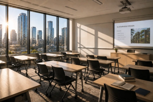 Classroom with daylight exposure