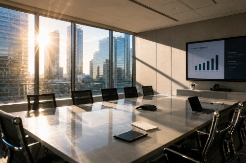 Confrence Room with Glass walls