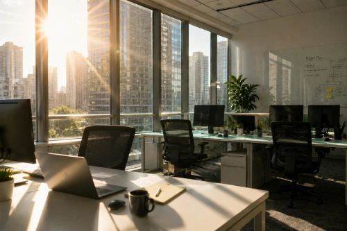 Office with Sunlight Exposure