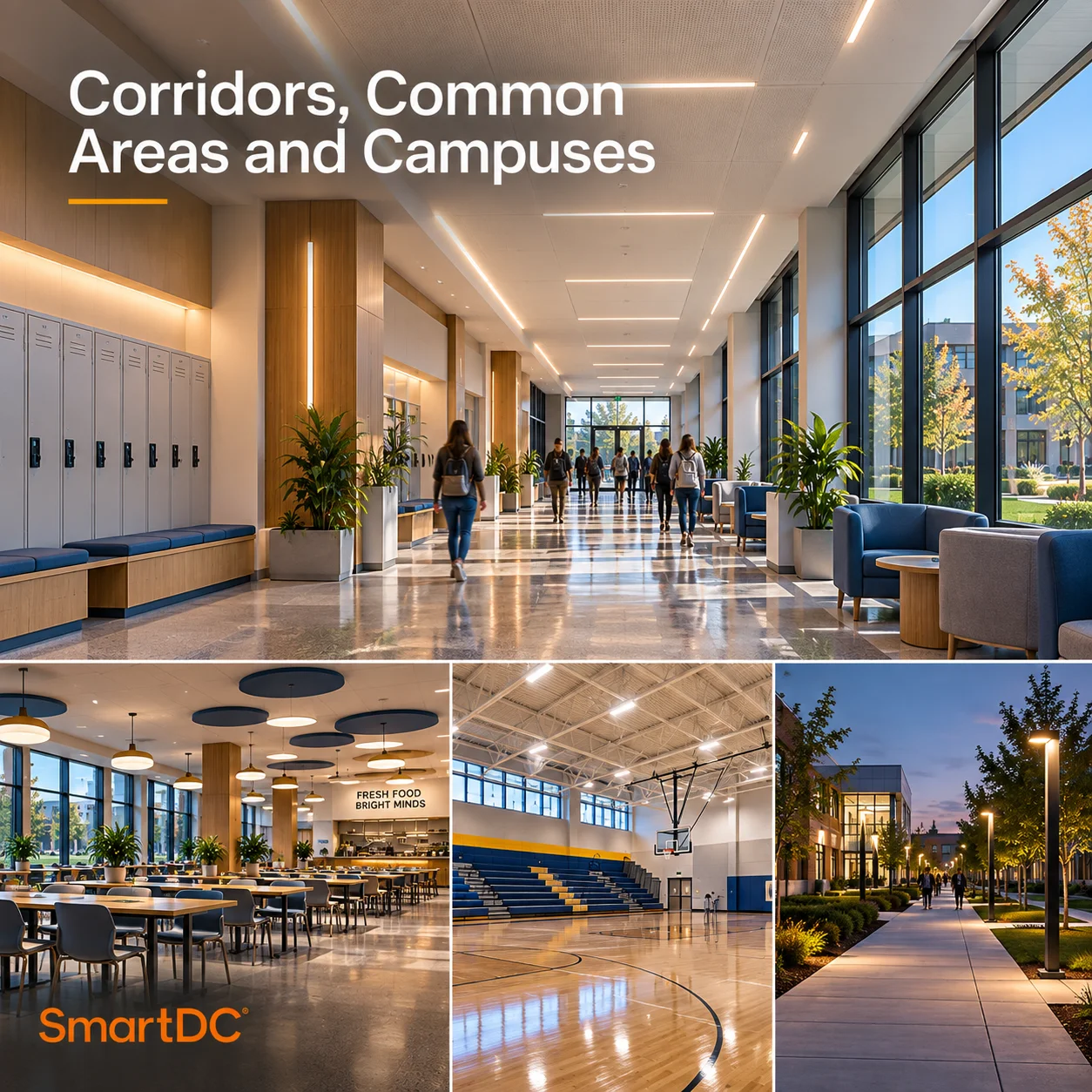 Corridors Common Areas and Campuses