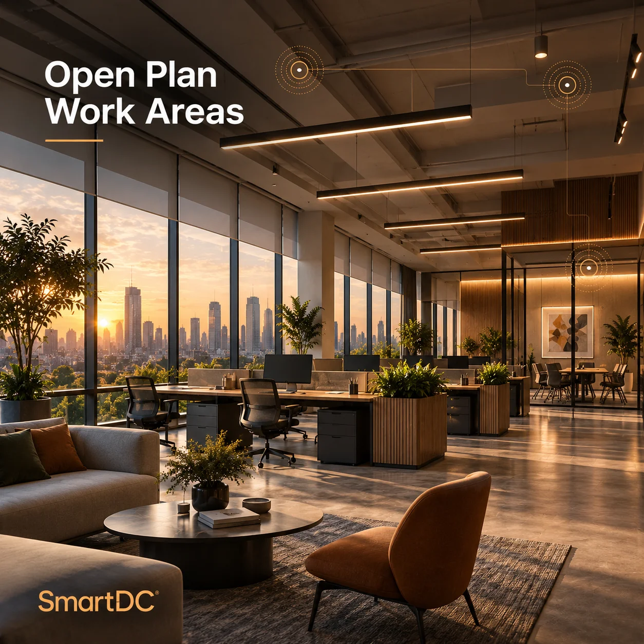 Open Plan Work Areas