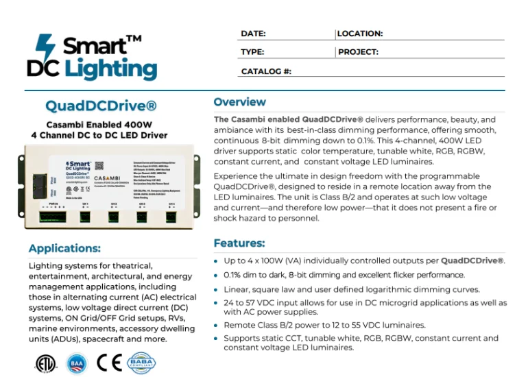 Quad DC Drive_Specification_Sheet